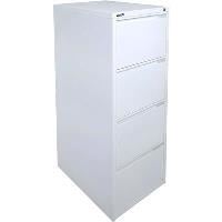 sba 4 drawer filing cabinet - pearl white